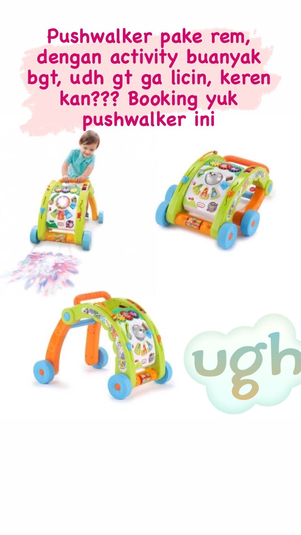 PUSH WALKER LITTLE TIKES 