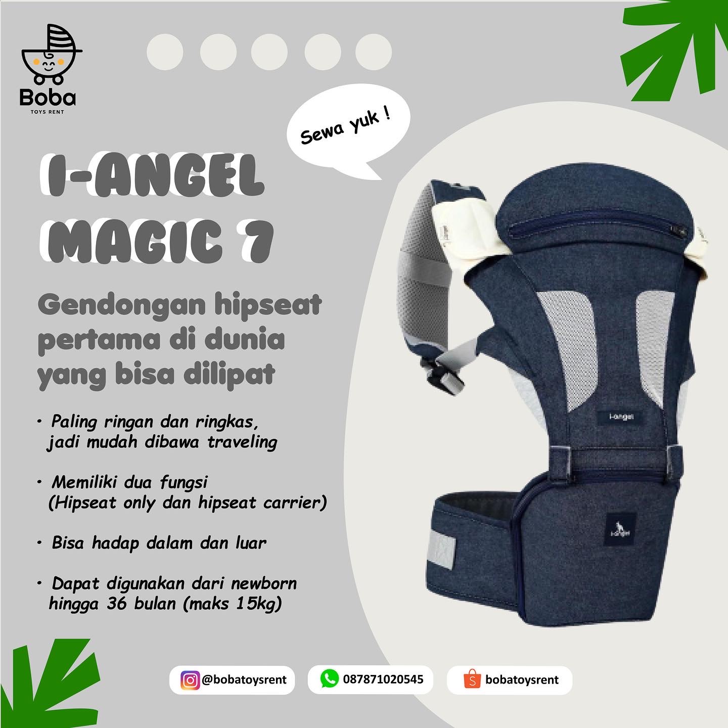GENDONGAN I ANGGEL MAGIC DENIM